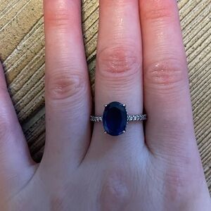 Sparkling Halo Pandora ring size 6, sterling silver